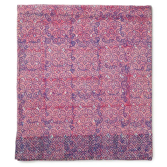 Block-Printed Tablecloth - Raspberry Ink<Gregory Parkinson Surround Store