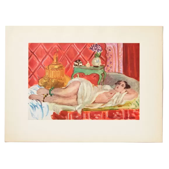Henri Matisse Color Plate - Odalisque Rouge<Rarities Store