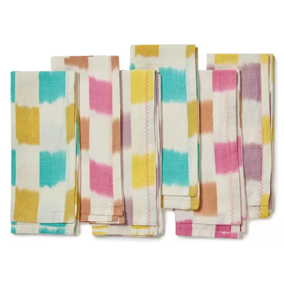Ikat Napkins - Candy Checkerboard<Gregory Parkinson Surround Best