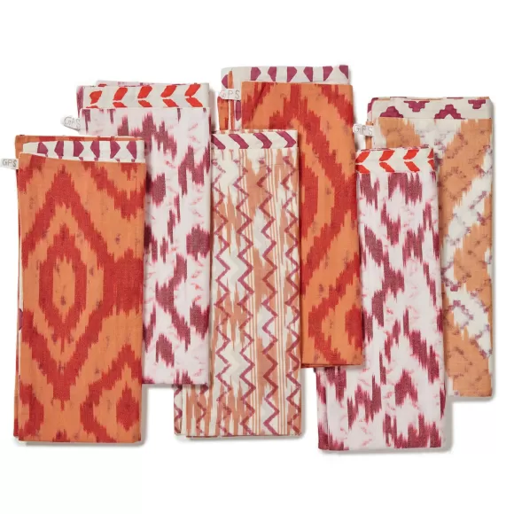 Ikat Napkins - Cocoa Cinnamon<Gregory Parkinson Surround Clearance