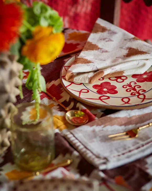 Ikat Napkins - Cocoa Spice<Gregory Parkinson Surround Cheap