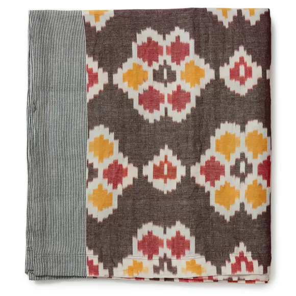 Ikat Tablecloth - Sunflower Mahogany<Gregory Parkinson Surround Shop
