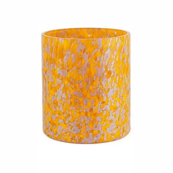 Macchia Su Macchia Mustard & Violet Vase<Stories of Italy Discount