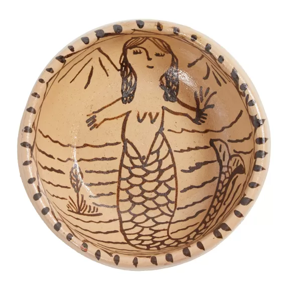 Tzintzuntzan Mermaid Bowl<Rarities Discount