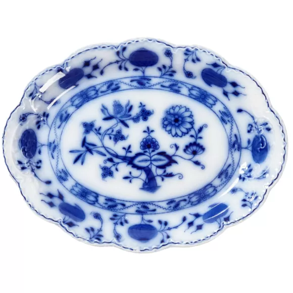 Vintage Flow Blue Platter<Rarities Flash Sale